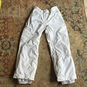 Core Powder Room White Cargo Snow Pants M